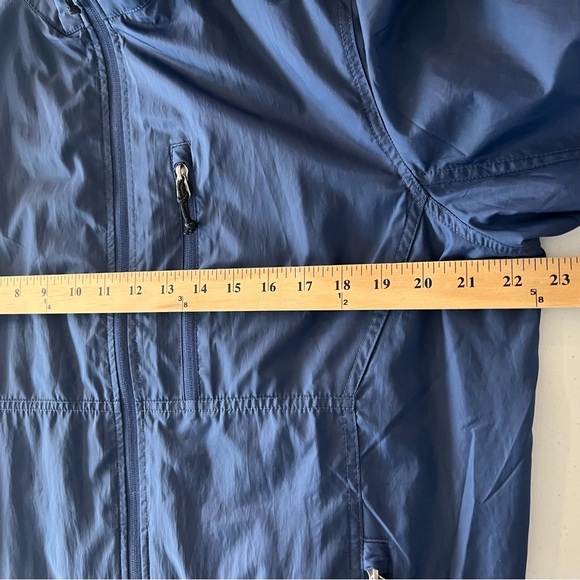 L.L. Bean Men's Jacket Poly Mesh Liner Front Zip Windbreaker Navy Blue Medium - Picture 13 of 16